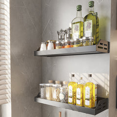 Large Wall Kitchen Rack Seasoning Bottle Spoon Storage Shelf