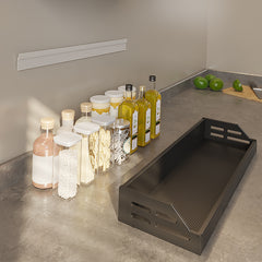Large Wall Kitchen Rack Seasoning Bottle Spoon Storage Shelf