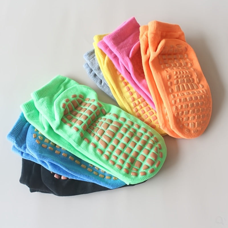 6 Pairs Non slip Yoga Socks Breathable Ankle Dance Socks
