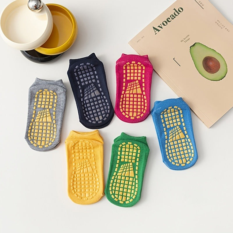 6 Pairs Non slip Yoga Socks Breathable Ankle Dance Socks