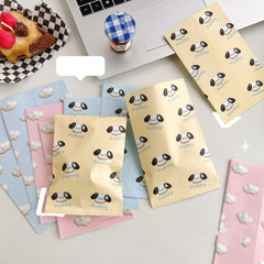 10pcs Cartoon Pattern Gift Paper Bag Girl Heart Snack Ziplock Packaging