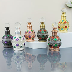 15ml Vintage Perfume Bottle Dubai Style Glass Container For Women & Girls
