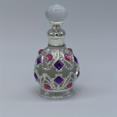 15ml Vintage Perfume Bottle Dubai Style Glass Container For Women & Girls