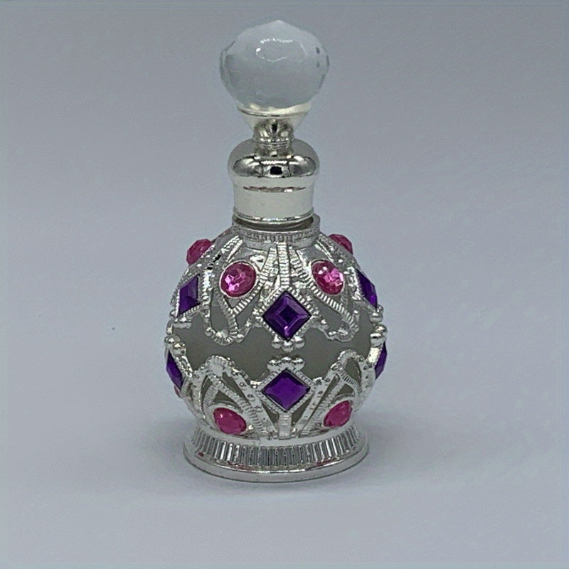 15ml Vintage Perfume Bottle Dubai Style Glass Container For Women & Girls