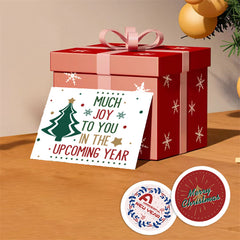 50pcs Christmas Waterproof Vinyl Stickers for Water Bottle Laptops Phones