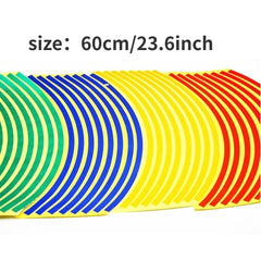 Waterproof Reflective Edge Sticker for Night Safety on Motorcycle