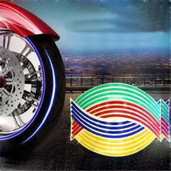Waterproof Reflective Edge Sticker for Night Safety on Motorcycle