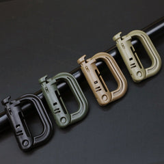 Plastic Quick Hanging Buckle Safety Carabiner for Outdoor Camping