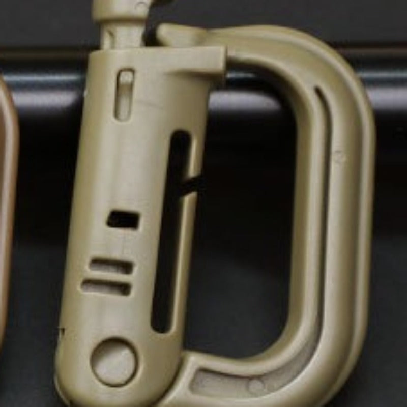 Plastic Quick Hanging Buckle Safety Carabiner for Outdoor Camping