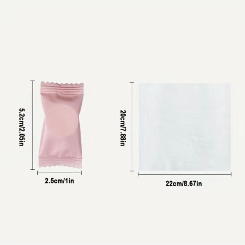 100pcs Disposable Compressed Towels for Travel and Beauty