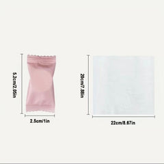 100pcs Disposable Compressed Towels for Travel and Beauty