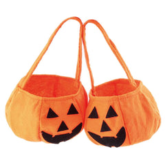 Jack O' Lantern Handbag Halloween Candy Storage Satchel Bag Pumpkin Bucket