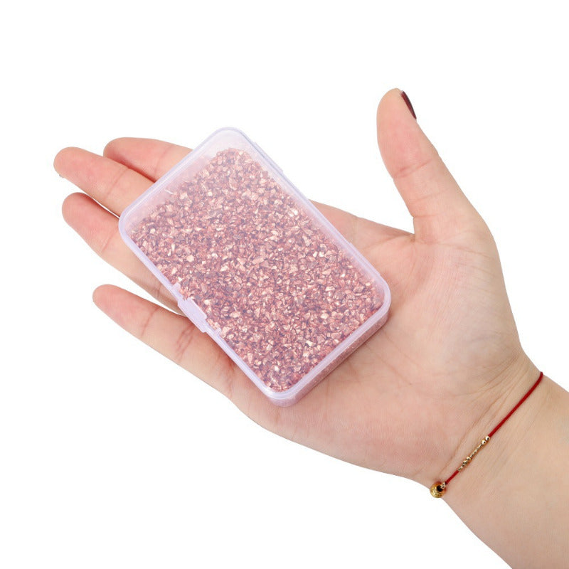 30g Crushed Glass Stones Epoxy Resin Mold Filler Jewelry Making Supplies