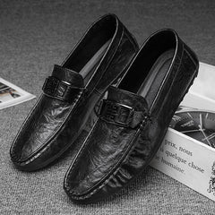 Men's Moccasin Loafers Comfy Slip-On Shoes Non-Slip