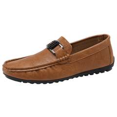 Men's Moccasin Loafers Comfy Slip-On Shoes Non-Slip