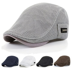 Casual Breathable Eyelet Beret