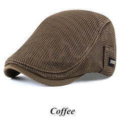 Casual Breathable Eyelet Beret