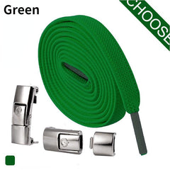 Press Lock Elastic Shoelaces No Tie Shoe Laces 2PCS SET