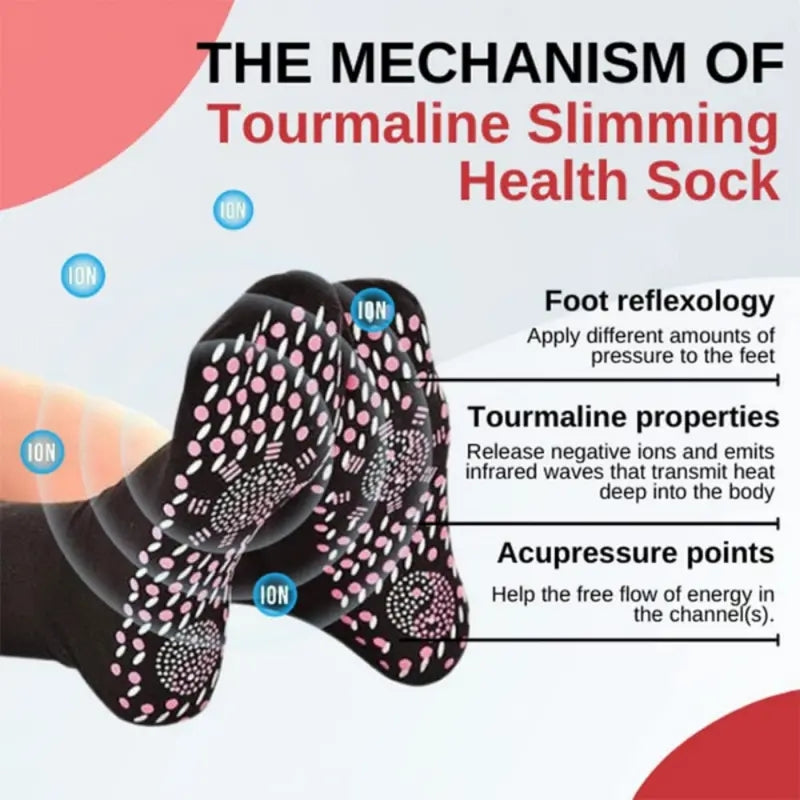 5 Pairs Self-Heating Massage Socks for Men and Women