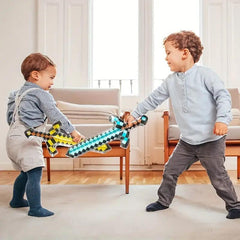 Inflatable Pixelated Sword Toy for Role Play Party Supplies