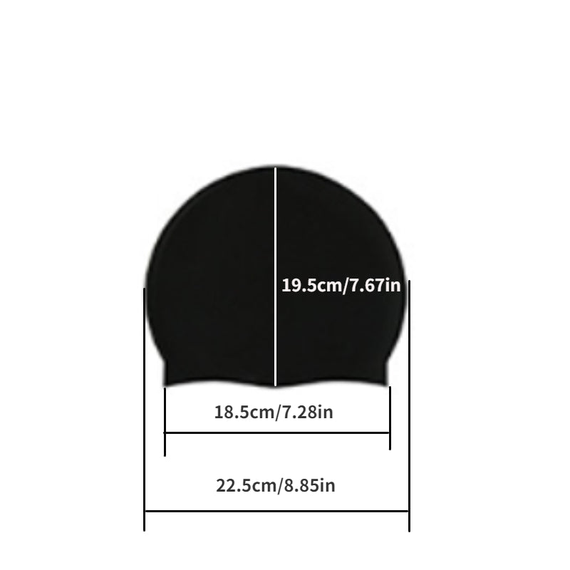 Waterproof Silicone Swimming Cap for All Ages