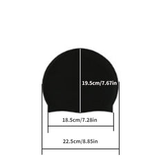 Waterproof Silicone Swimming Cap for All Ages