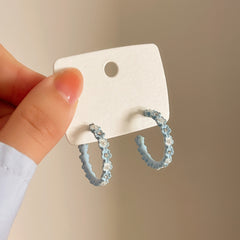 Gentle Style Niche Stud Earrings Minimalist Ear Jewelry For Girls