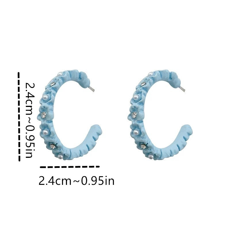 Gentle Style Niche Stud Earrings Minimalist Ear Jewelry For Girls