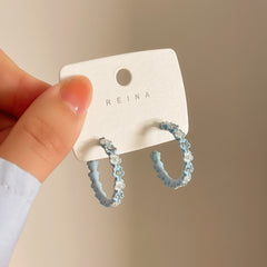 Gentle Style Niche Stud Earrings Minimalist Ear Jewelry For Girls