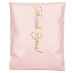 50pcs THANK YOU Poly Mailers Pink Plastic Bags Waterproof Express Mailer