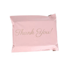 50pcs THANK YOU Poly Mailers Pink Plastic Bags Waterproof Express Mailer