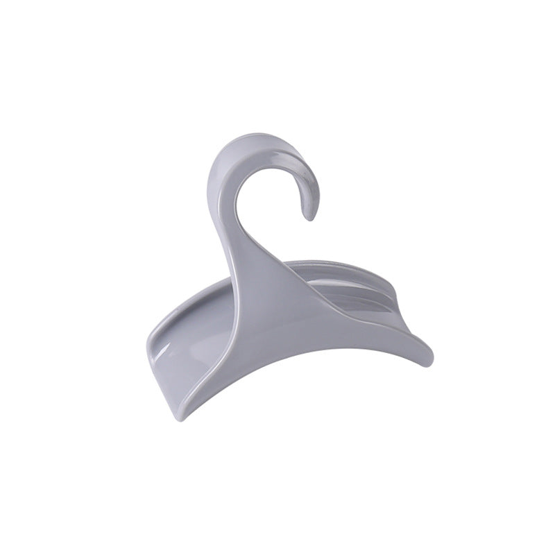 1pc Widened Hanging Rack Wardrobe Hanging Bag Coat Hook Scarf Hook Storage