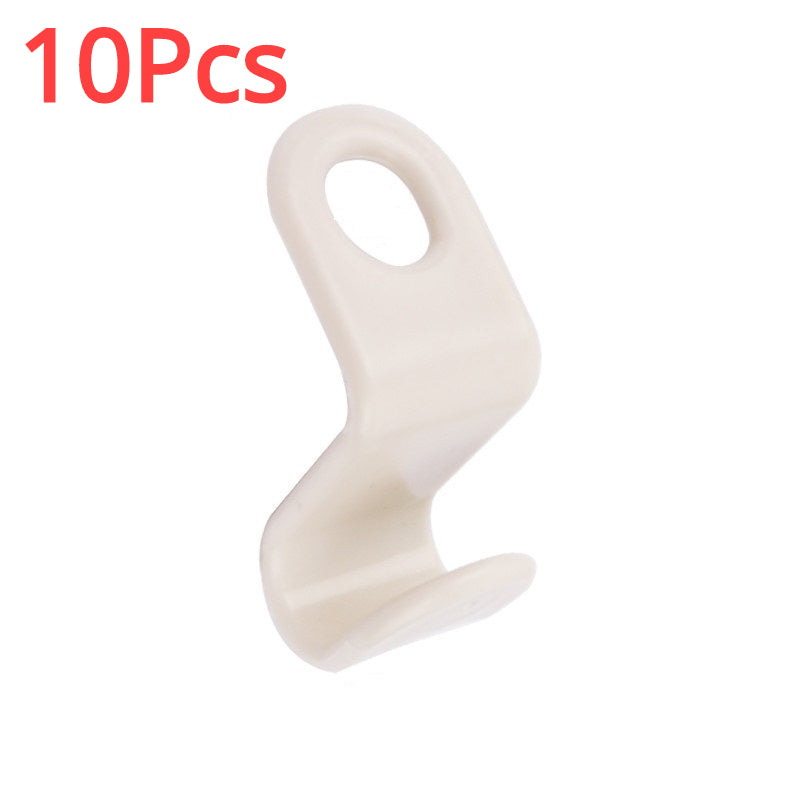 10pcs Plastic Hanger Connection Hook Closet Organizer Space Saving Magic Hanger