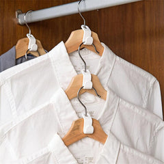 10pcs Plastic Hanger Connection Hook Closet Organizer Space Saving Magic Hanger
