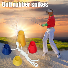 4pcs Rubber Winter Golf Tees - Indoor Golf Tees - Frosty Day Tees