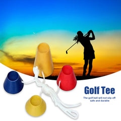 4pcs Rubber Winter Golf Tees - Indoor Golf Tees - Frosty Day Tees
