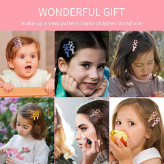 3pcs Alloy Stars Hair Clips for Girls