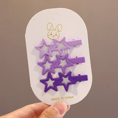 3pcs Alloy Stars Hair Clips for Girls