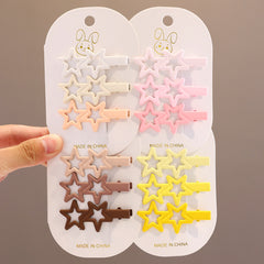 3pcs Alloy Stars Hair Clips for Girls