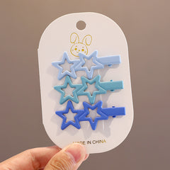 3pcs Alloy Stars Hair Clips for Girls