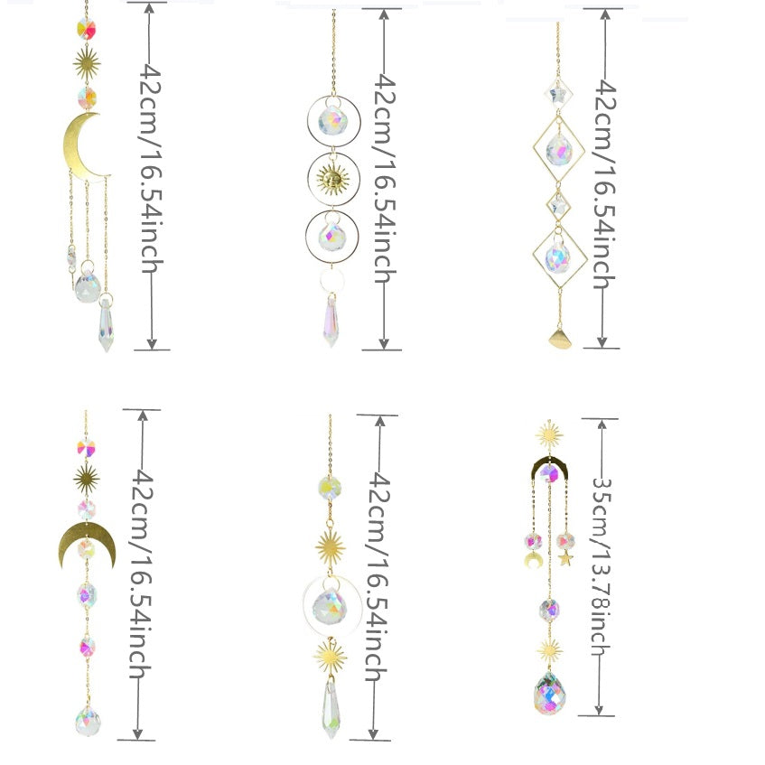 Crystal Wind Chimes Sun Catchers Hanging Pendant Light Catching Jewelry