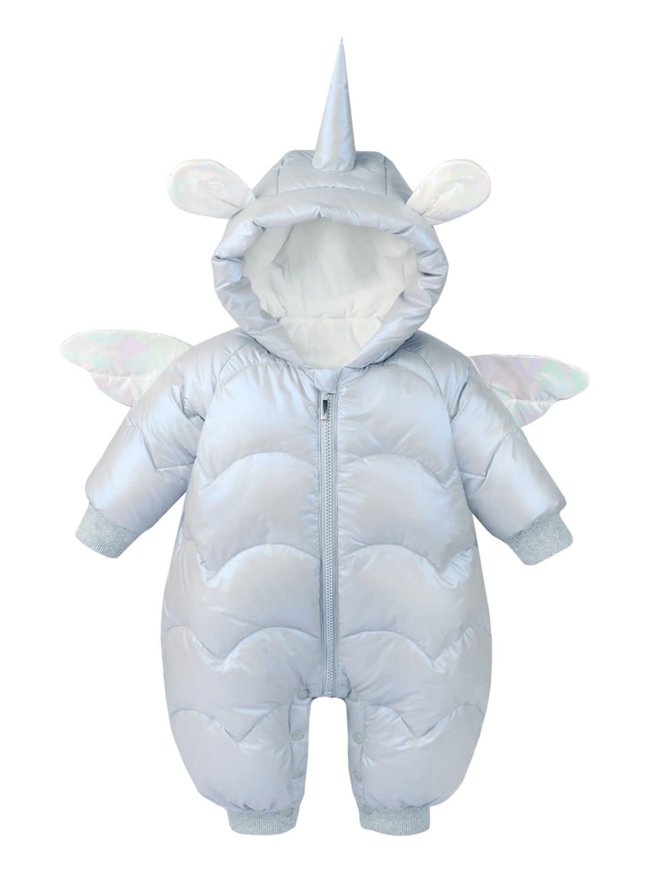 Baby Winter Romper Overalls Hooded Warm Snowsuit Jumpsuit