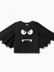 Cartoon Monster Print Boys Sweatshirt for Halloween