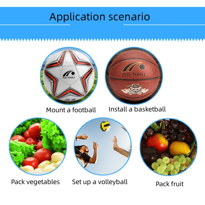Storage Net Bag for Sports Balls - Thickened Material