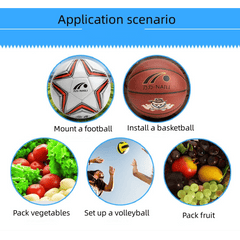 Storage Net Bag for Sports Balls - Thickened Material