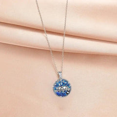 Girl's Raccoon Abalone Pendant Necklace Charm And Life Tree Animal Jewelry