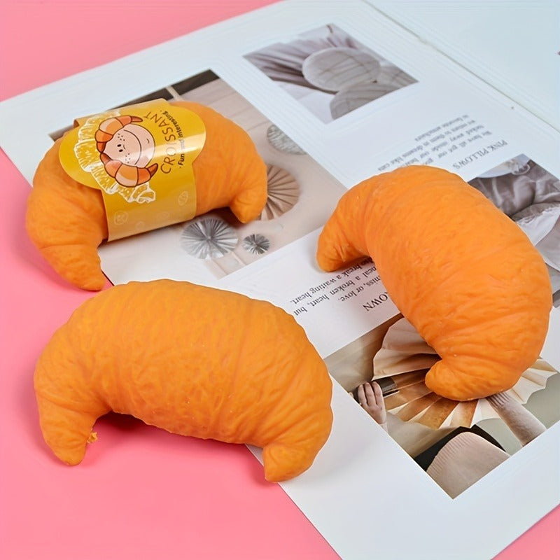 Food And Play Croissant Toy - Decompression Toy