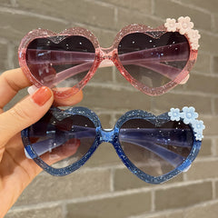 Girl's Heart Sunglasses UV Protection For Outdoor Activities