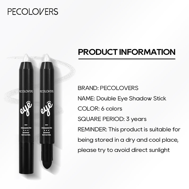 Waterproof Eyeshadow Eyeliner Pencil Glitter Matte Nude Makeup