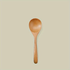 Long Handle Soup Spoon Wooden Vintage Spoon Mixing Spoons
